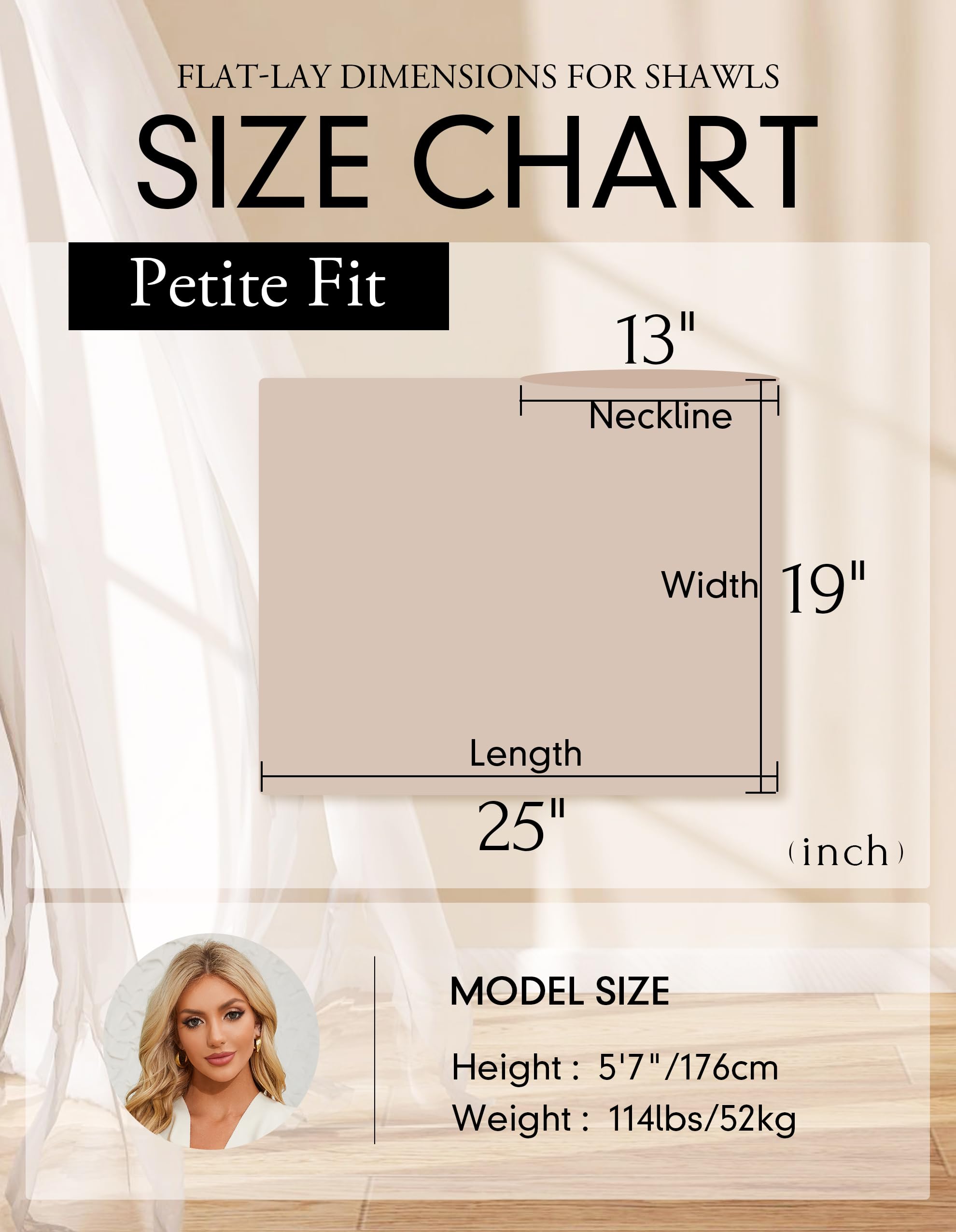 PULI Women Capri Poncho Sweater Petite Cropped Versatile Shawl Slender Frame Fit Soft Knit Wraps Cowl Neck Short Tops - Image 4