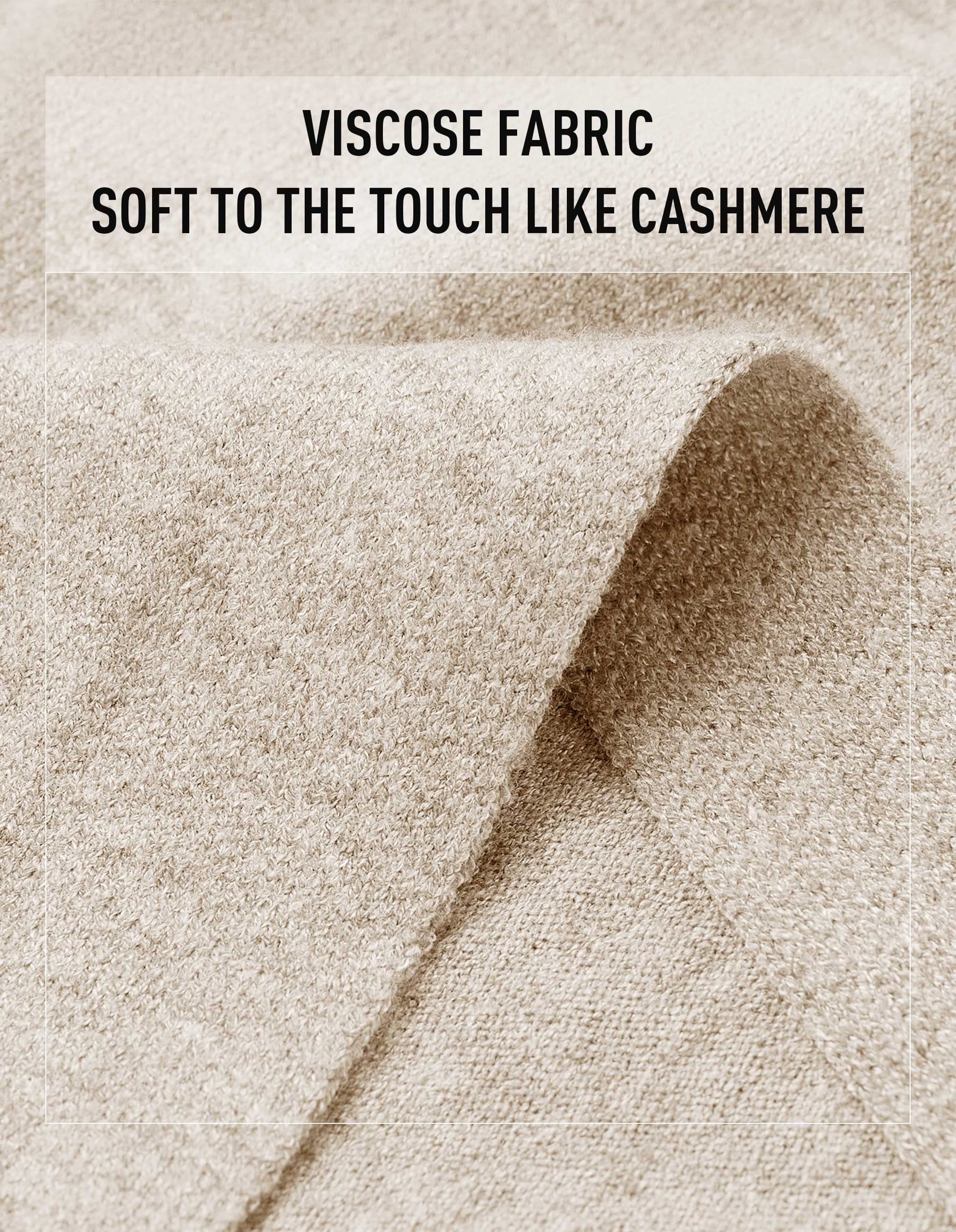 PULI Women's Pullover Poncho Sweater Oversized Loose Fit Soft Shawl Layering Tops for Office Travel Daily Wear,Fall Winter - Image 6